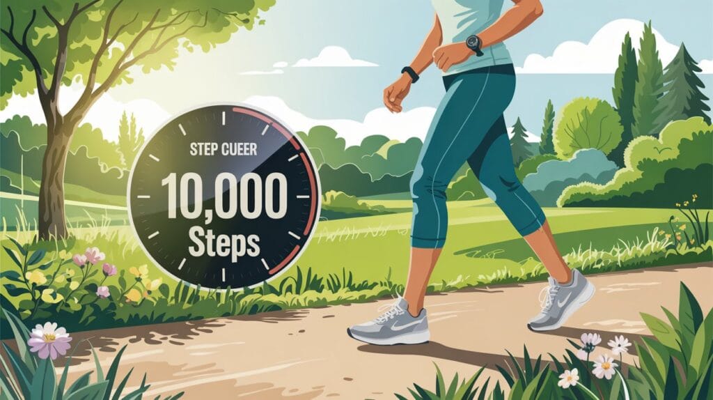 Daily walking 10000 steps benefits for weight loss and heart health